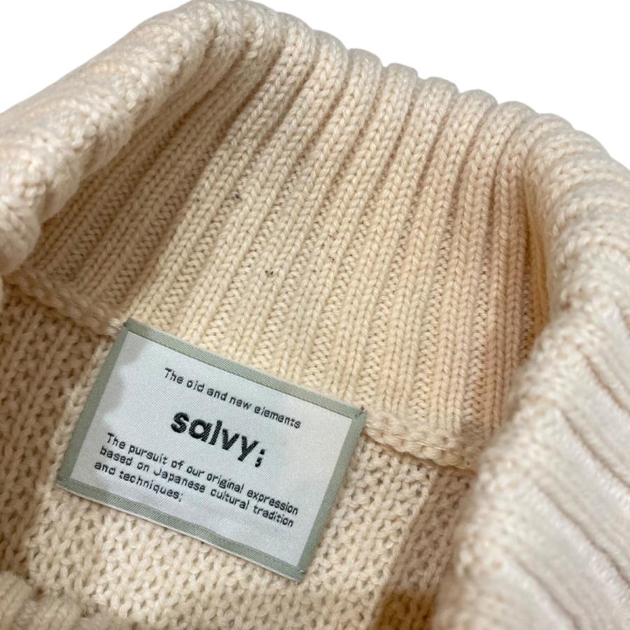 salvy;（サヴィー） 【値下げ】salvy; OVERSIZED TURTLE NECK SWEATER 