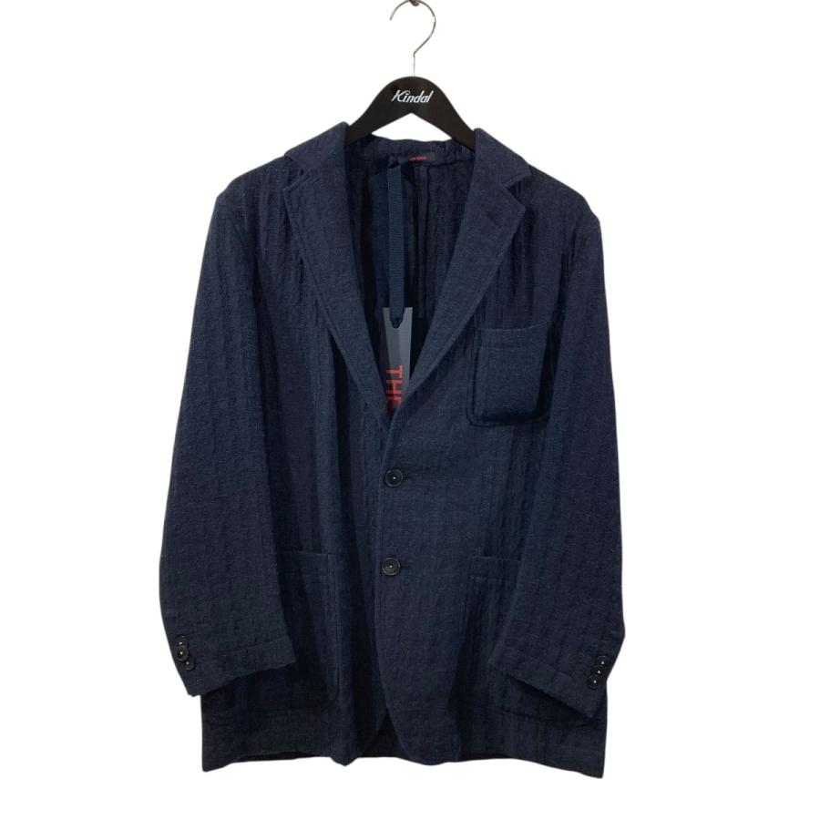 定価11万 新品 THE GIGI ザ ジジ 3Bテーラードジャケット 50 定価約11万 極美品 THE GIGI 3B段返 ジャージージャケット 50