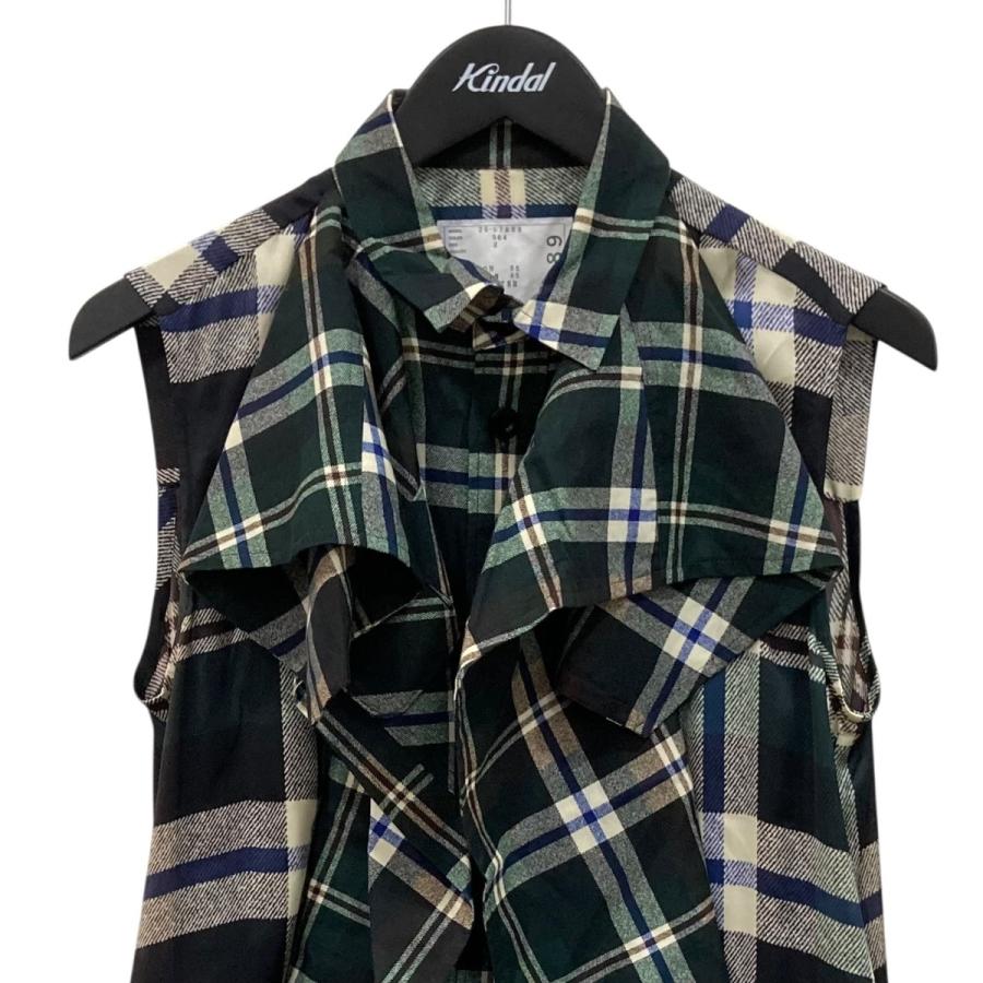 sacai（サカイ） 【値下げ】sacai Plaid Print Dress ノースリーブ
