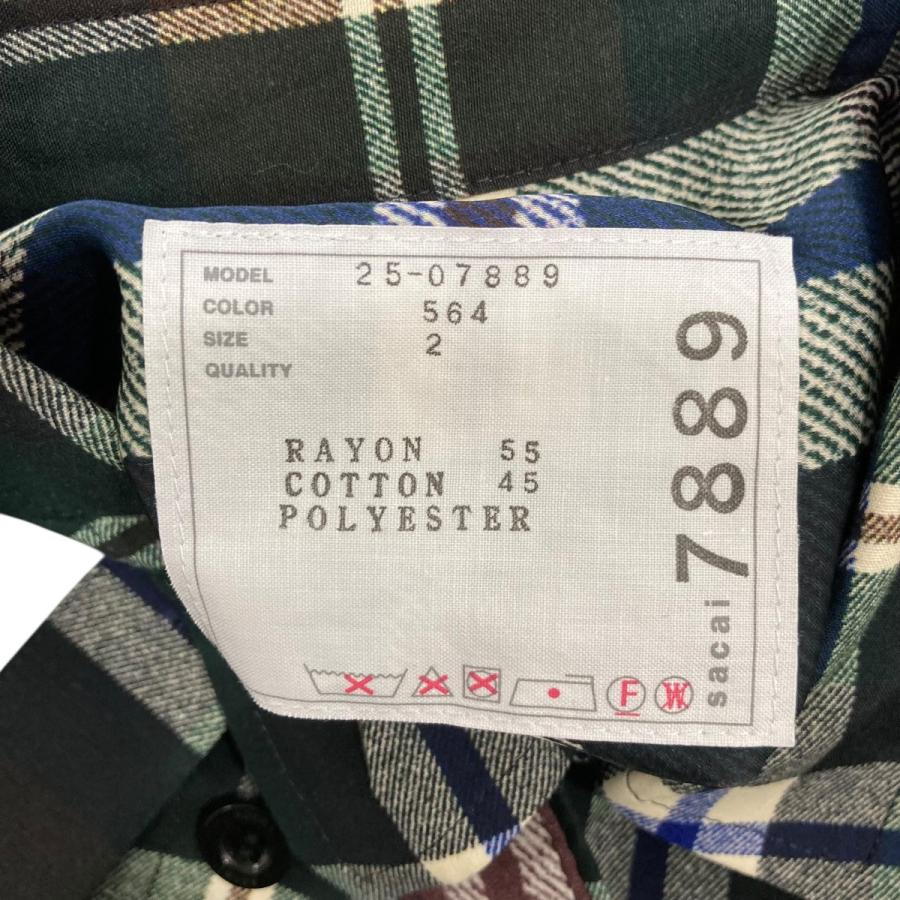 sacai（サカイ） 【値下げ】sacai Plaid Print Dress ノースリーブ