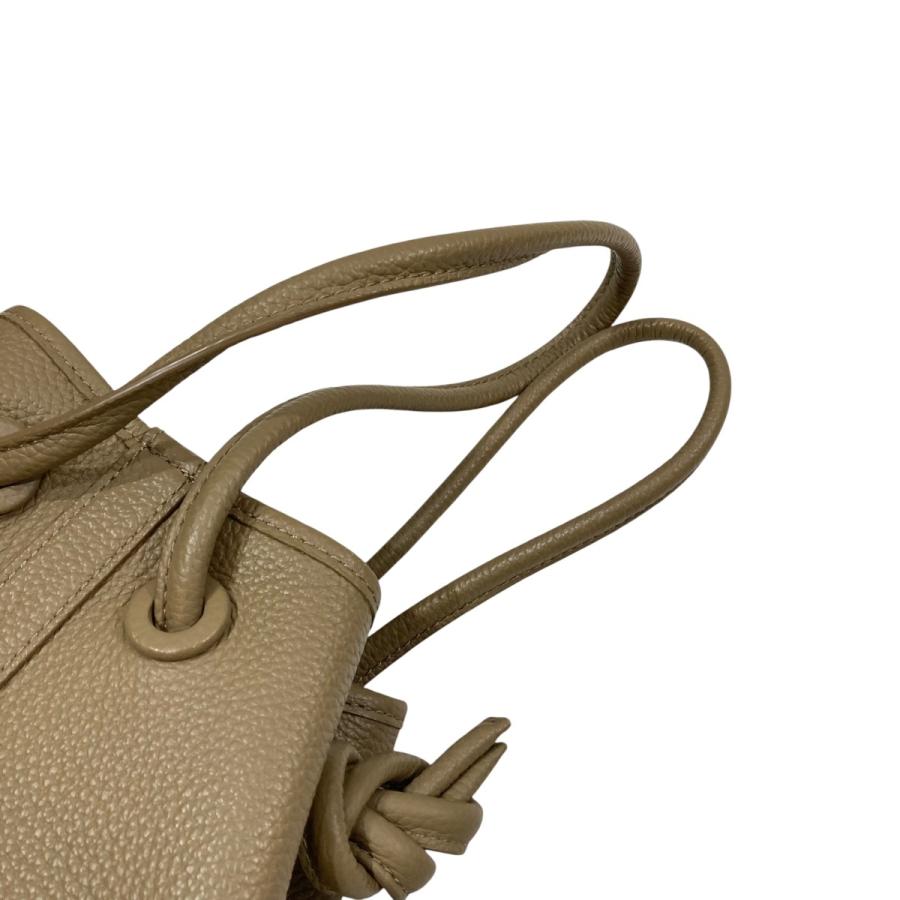 VASIC ヴァジック BOND MINI レザー ハンドバッグ ベージュ