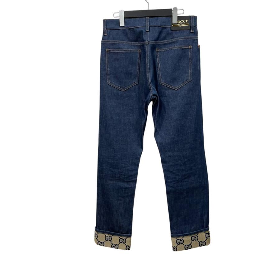 GUCCI（グッチ） 【値下げ】GUCCI 折り返し付き デニムパンツ 700949