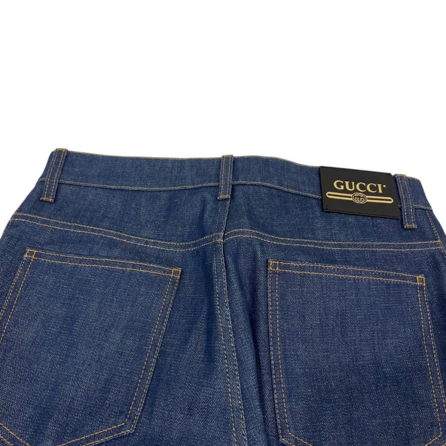 GUCCI（グッチ） 【値下げ】GUCCI 折り返し付き デニムパンツ 700949