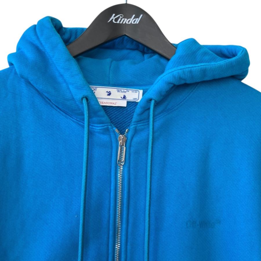 off white（オフホワイト） ジップパーカー OWBE005S23JER001 ブルー