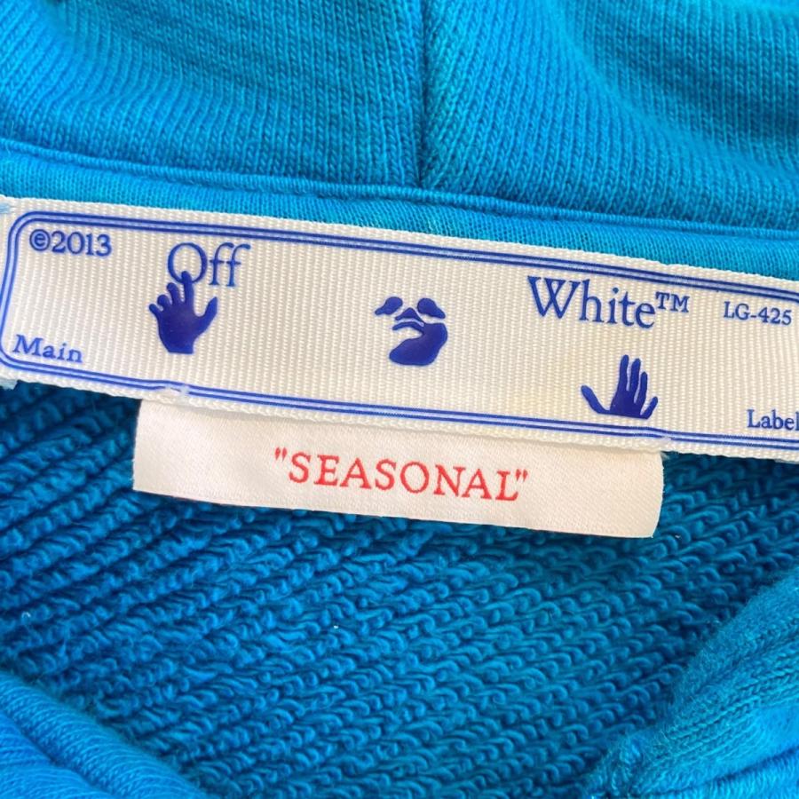 off white（オフホワイト） ジップパーカー OWBE005S23JER001 ブルー