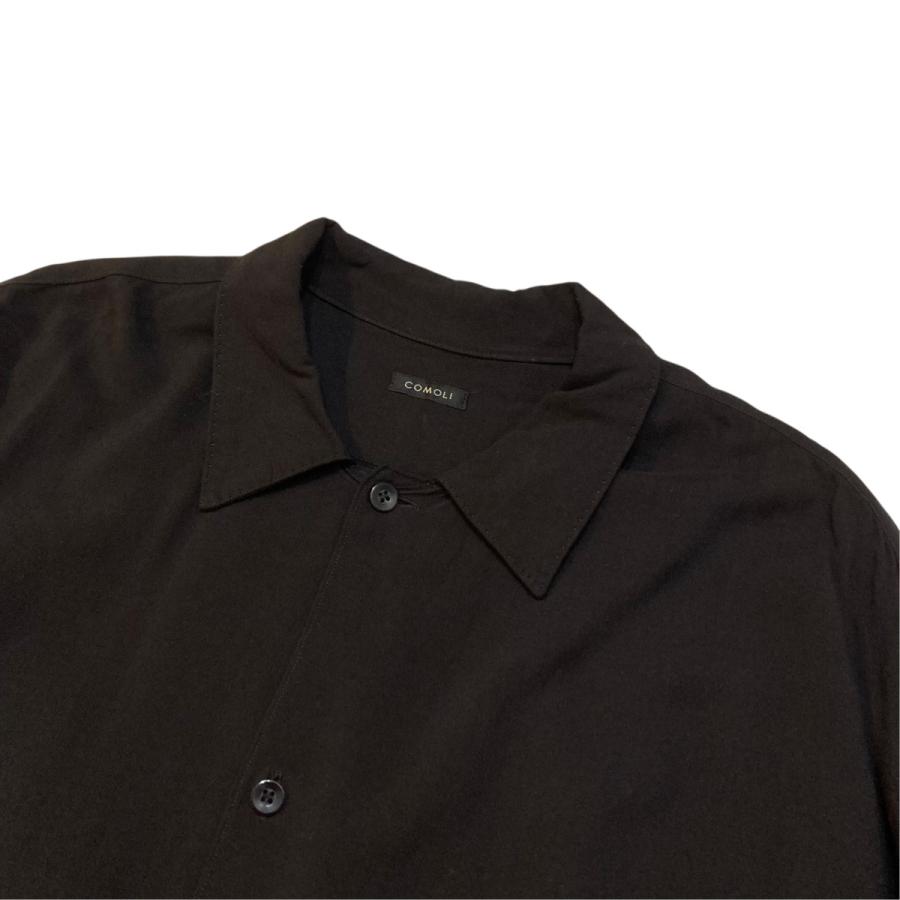 COMOLI（コモリ） COMOLI 24SS レーヨンオープンカラーシャツ Z01