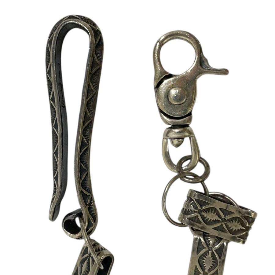 インディアンジュエリー インディアンジュエリー ウォレットチェーン wallet chain Gary Reeves ゲーリーリーブス ナバホ族 シルの画像