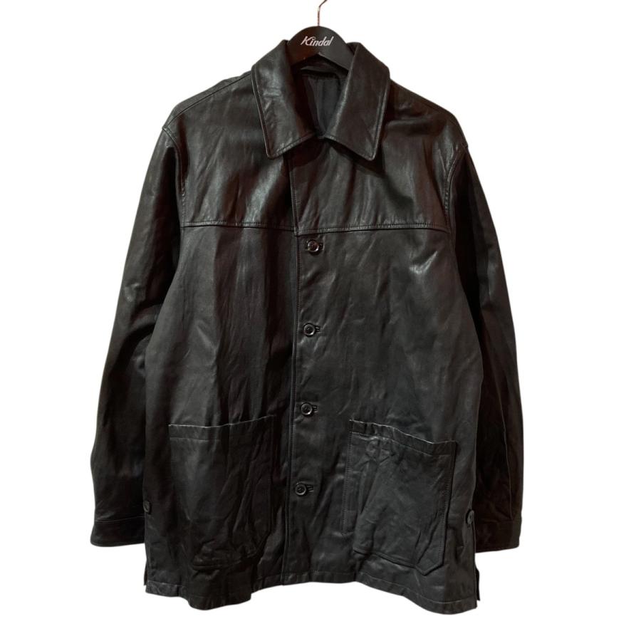 YOAK（ヨーク） YOKE GOAT LEATHER CAR COAT レザージャケット