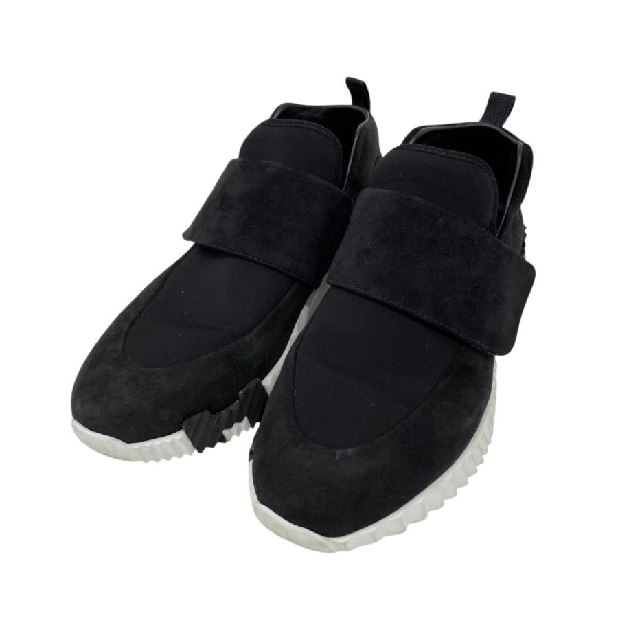 エルメス　HERMES 黒スエード スニーカー 36 1/2 HERMES（エルメス） バウンシング H スエード スニーカー ブラック