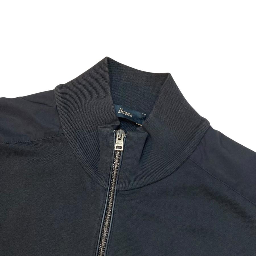 HERNO（ヘルノ） ジップアップスウェット JC000023U-50017 ネイビー