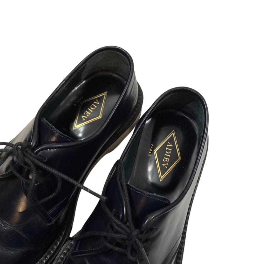 ADIEV メンズ革靴 アデュー ADIEV レザーシューズ ネイビー サイズ：39 : カインドオル
