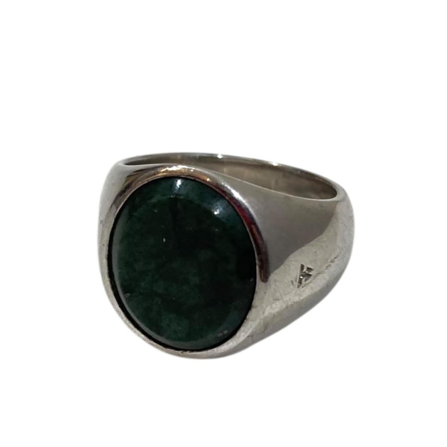 TOM WOOD（トムウッド） 【値下げ】TOM WOOD Oval Green Marble リング