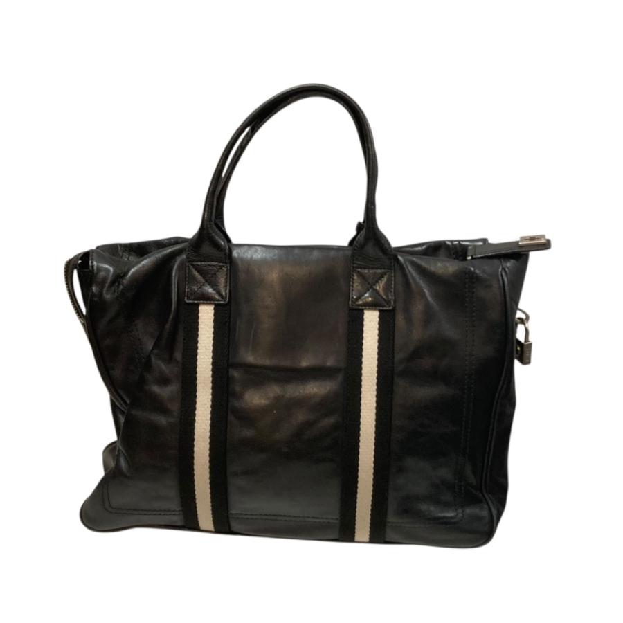 Bally（バリー） レザートートバッグ ブラック : カインドオルYahoo!店