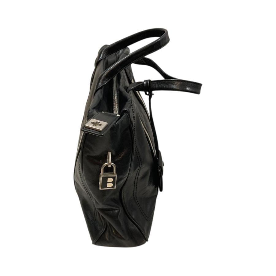 Bally（バリー） レザートートバッグ ブラック : カインドオルYahoo!店