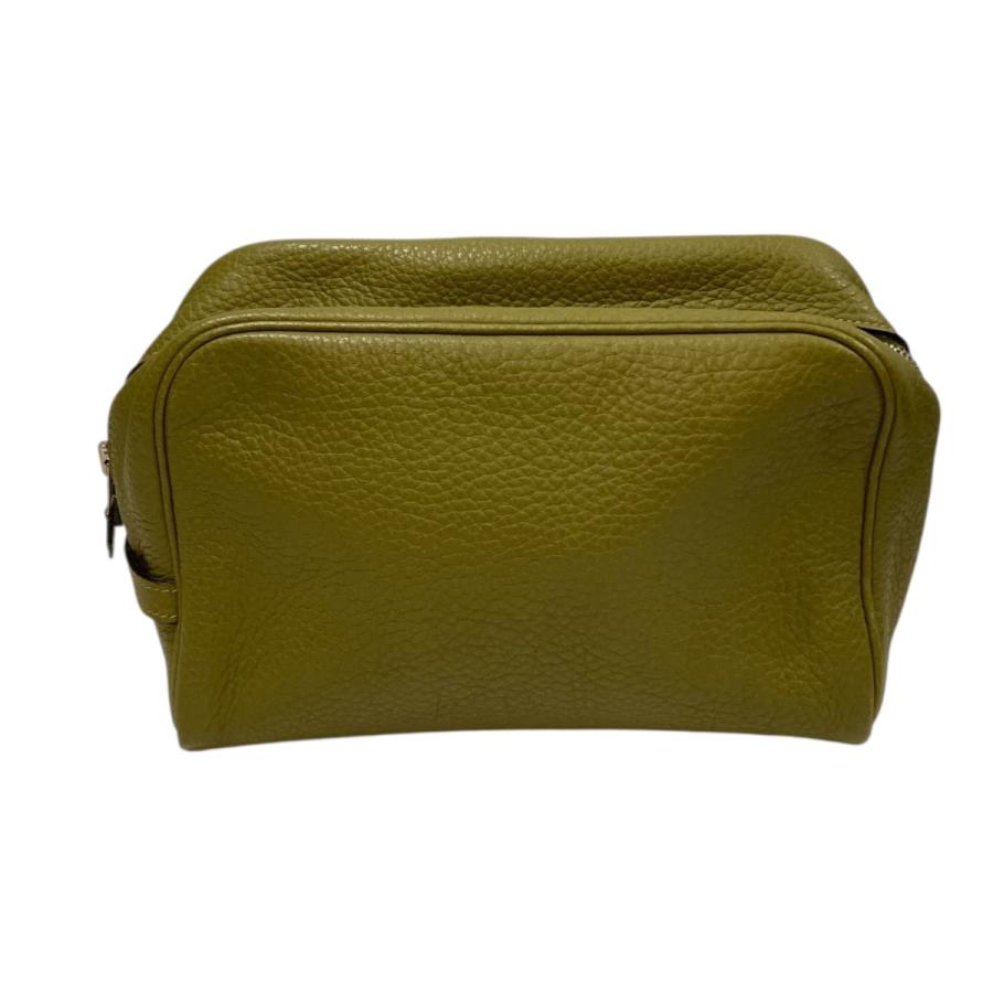 HERMES（エルメス） トラベルポーチ グリーン : カインドオルYahoo!店