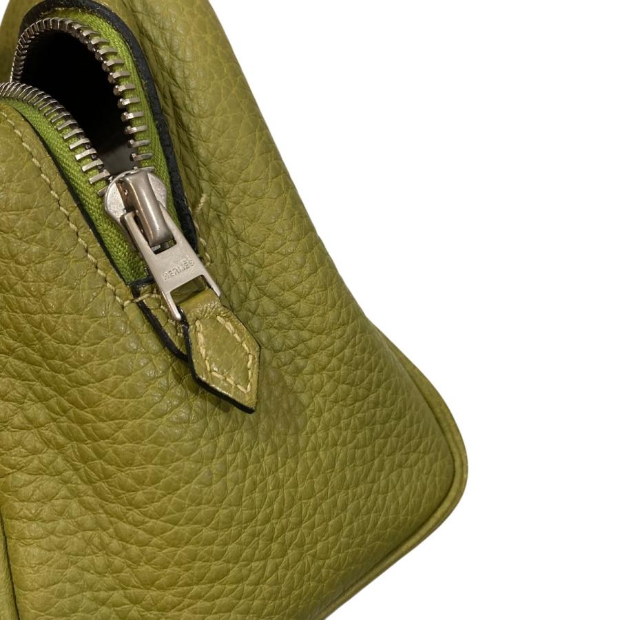 HERMES（エルメス） トラベルポーチ グリーン : カインドオルYahoo!店