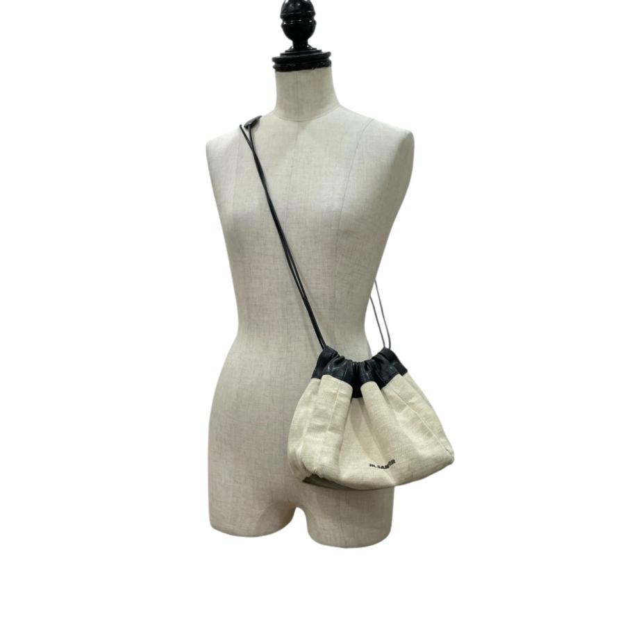 JIL SANDER（ジルサンダー） ドローストリングバッグ アイボリー