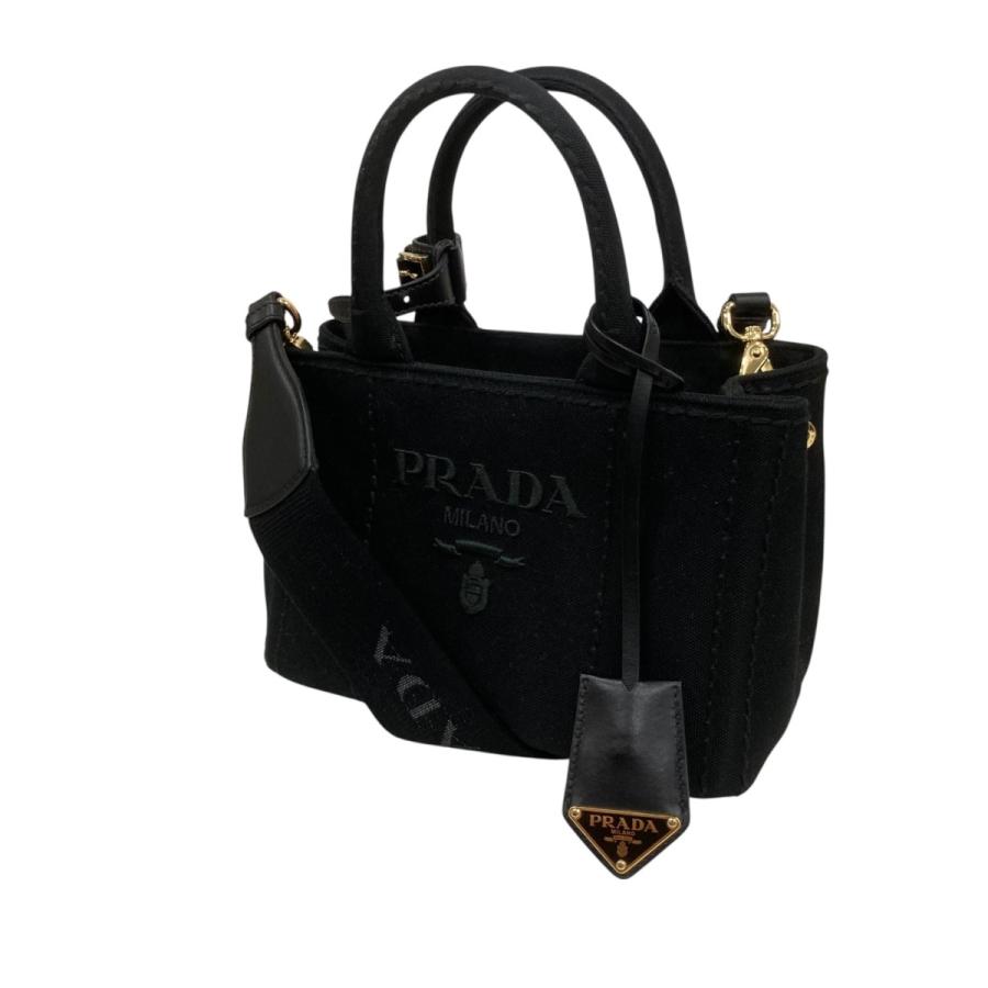 PRADA（プラダ） ジャルディニエール コットンキャンバス 2WAYミニ
