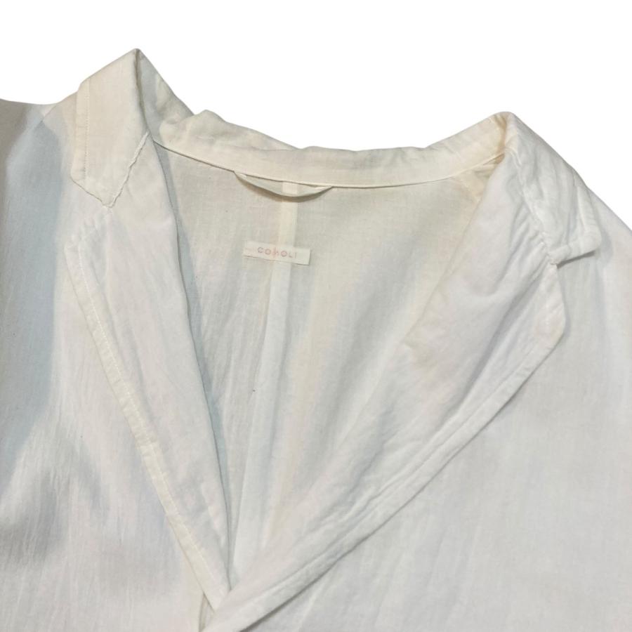 19aw COMOLI コモリシャツ コットン長袖シャツ COMOLI（コモリ） 【値下げ】COMOLI KHADIコットン 長袖シャツ