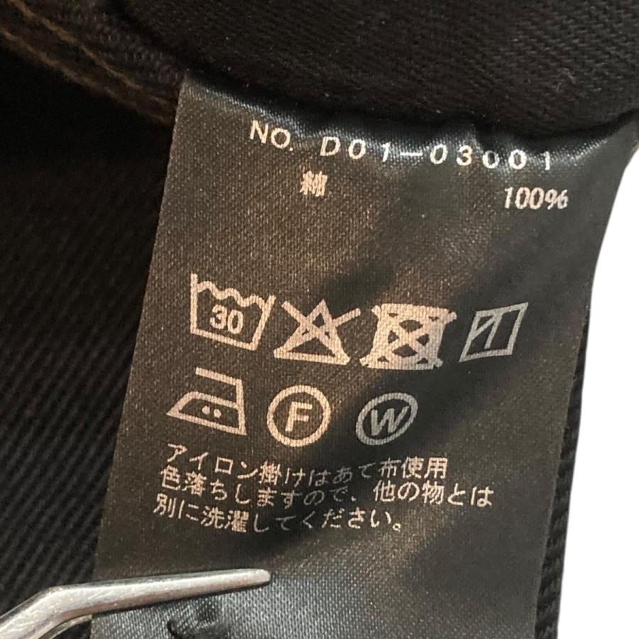 COMOLI（コモリ） ブラックデニム ベルテッドパンツ D01-03001