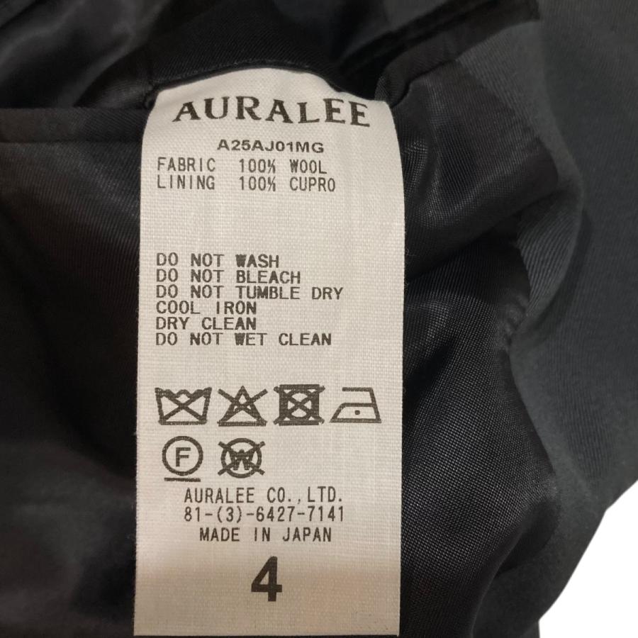 【値下げ】AURALEE 25AW LIGHT WOOL MAX GABARDINE JACKET テーラードジャケット A25AJ01MG グレーの画像