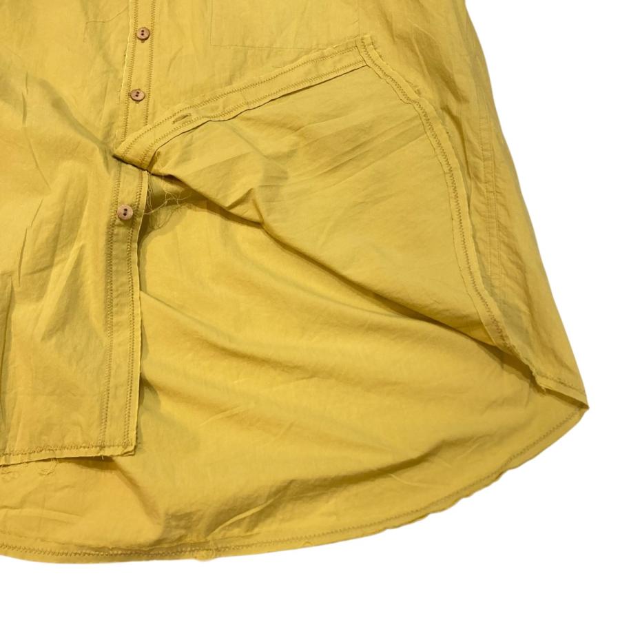 ブラックバード blackbird blackbird CUT OFF SHIRT バンドカラーシャツ B-006-S01A イエロー サイズ：0の画像