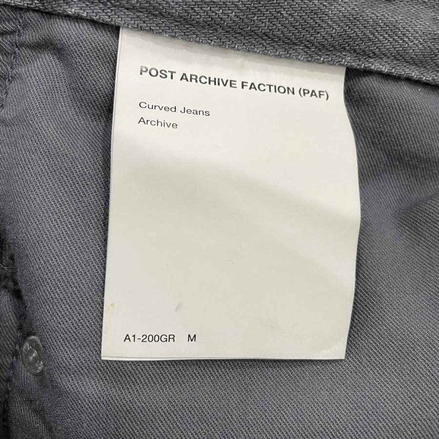 POST ARCHIVE FACTION (PAF) デニムパンツ A1200GR グレー サイズ：M