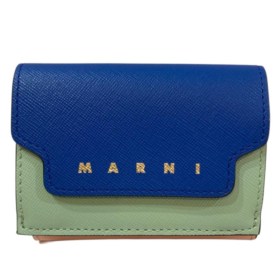 MARNI（マルニ） 【値下げ】MARNI 3つ折り財布 サフィアーノレザー 