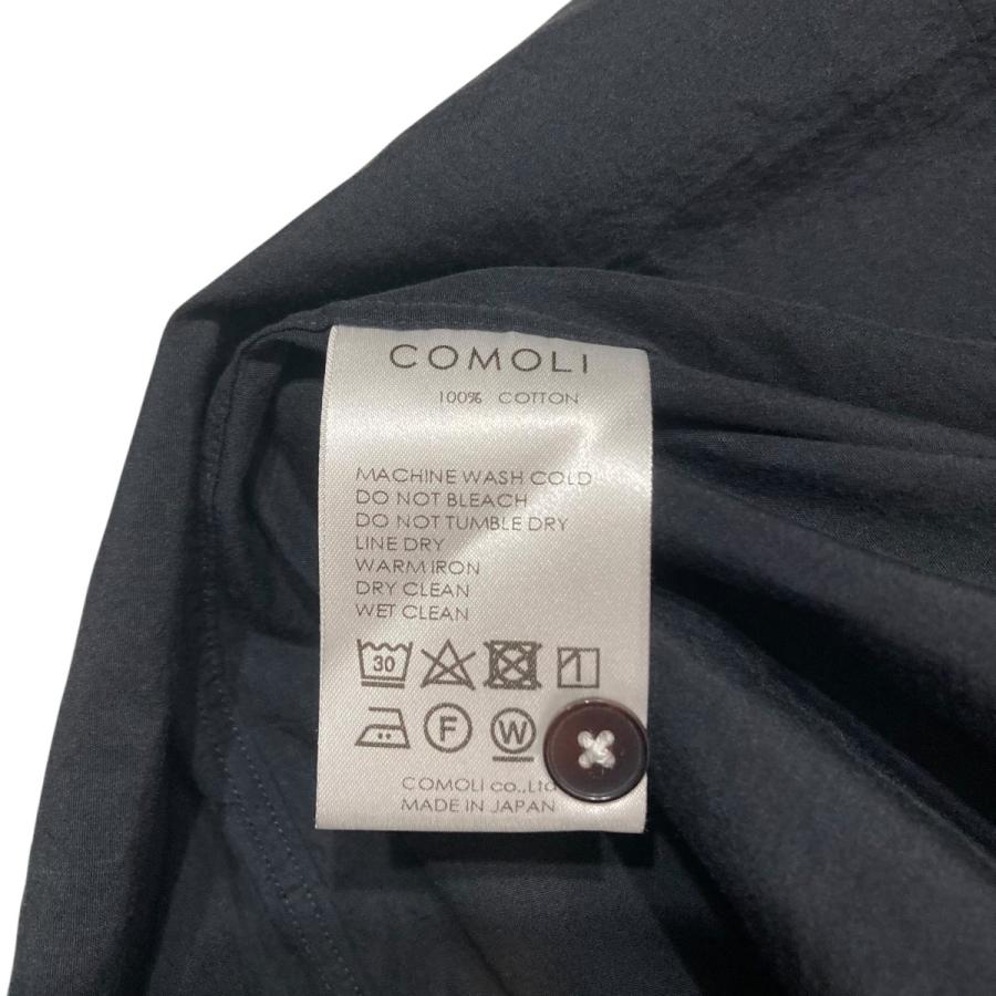 COMOLI（コモリ） バンドカラーシャツ S03-02002 グレー サイズ：3