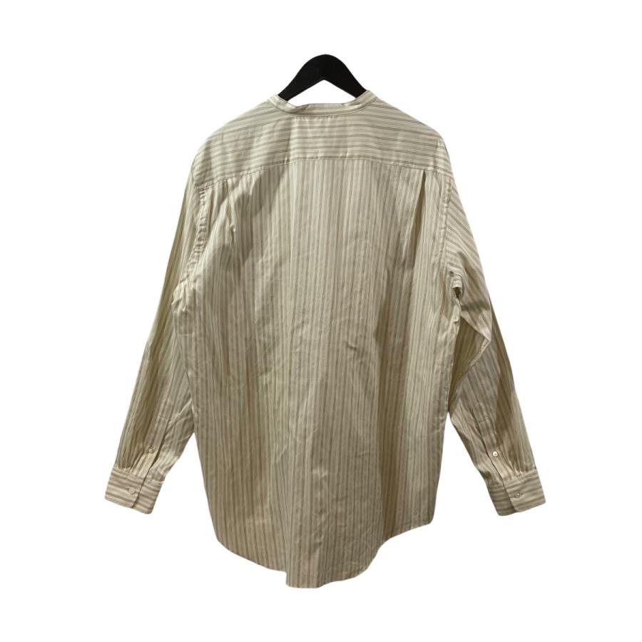 AURALEE（オーラリー） AURALEE COTTON SILK STRIPE STAND COLLAR