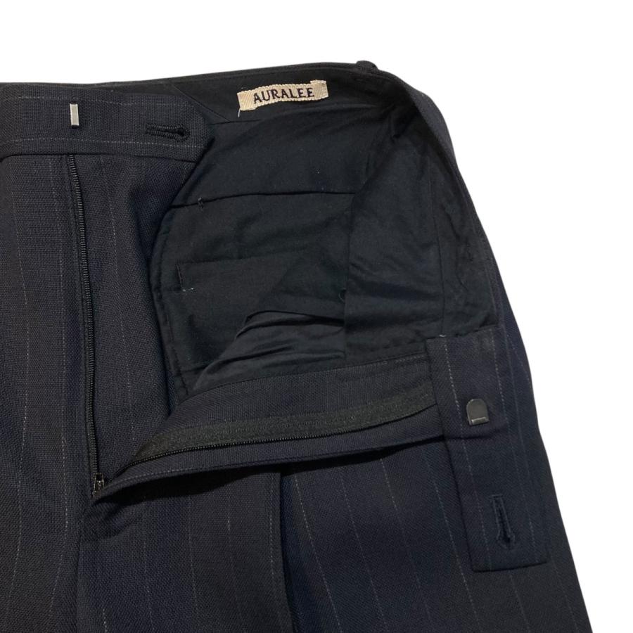 AURALEE（オーラリー） AURALEE Hard Twist Wool Panama Stripe Slaks