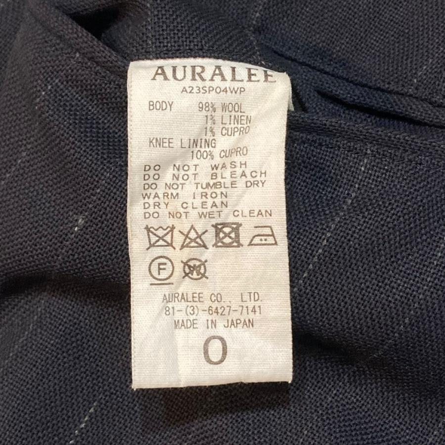 AURALEE（オーラリー） AURALEE Hard Twist Wool Panama Stripe Slaks