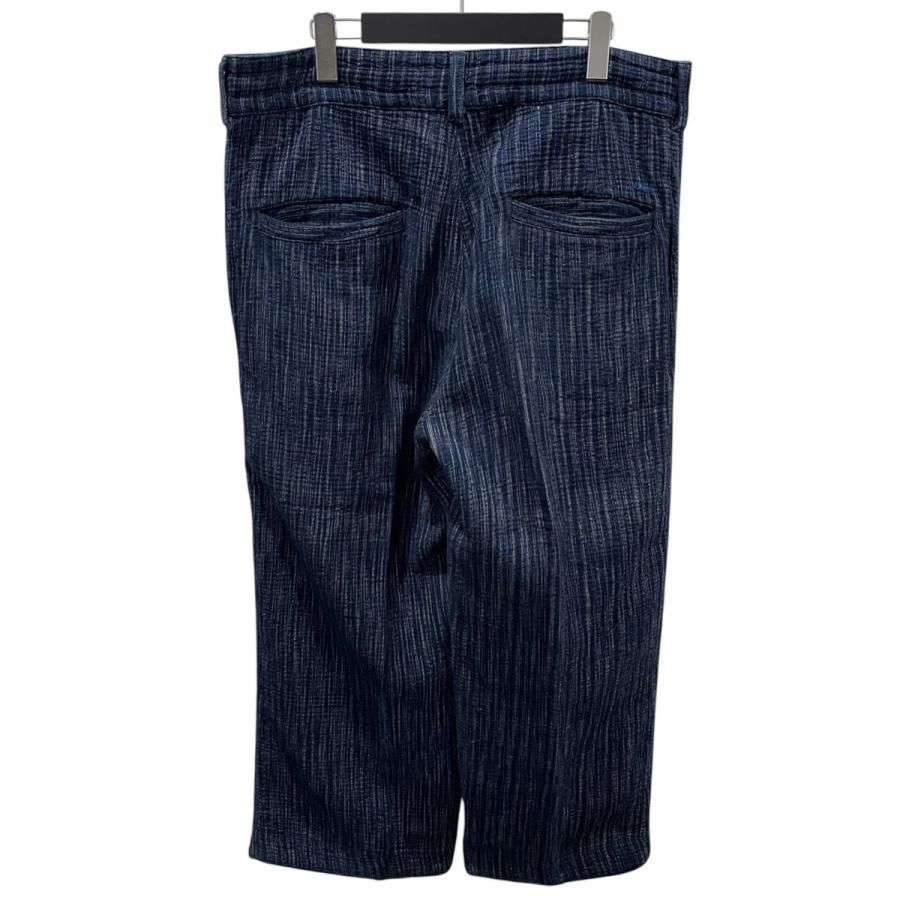 PORTER CLASSIC（ポータークラシック） 刺し子織りパンツ KASURI WIDE