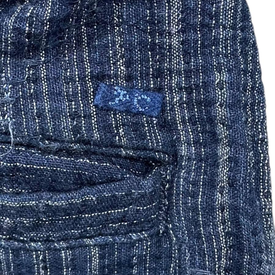 PORTER CLASSIC（ポータークラシック） 刺し子織りパンツ KASURI WIDE
