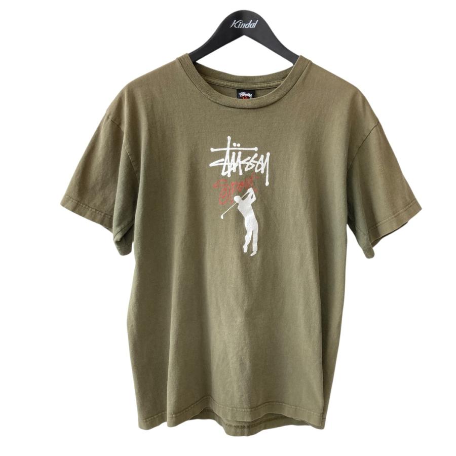 STUSSY（ステューシー） 半袖Tシャツ オリーブ サイズ：M 