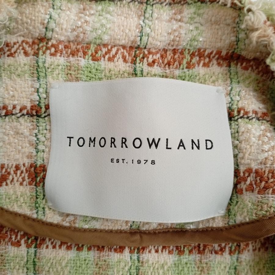 TOMORROWLAND（トゥモローランド） プラッドツイード ノーカラー