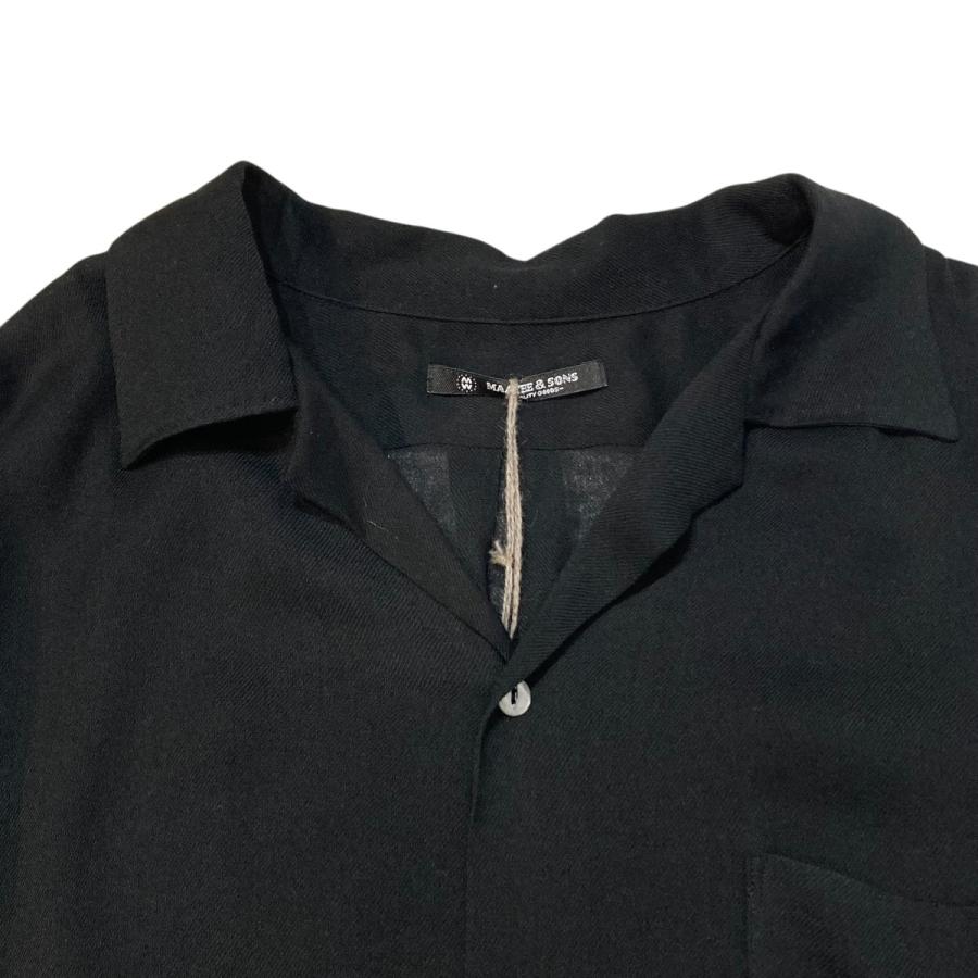 マーティー 【値下げ】MAATEE＆SONS 26SS OPEN COLLAR SHIRTS