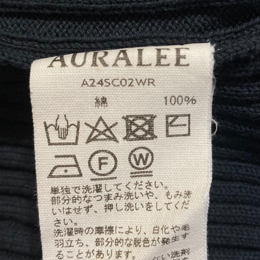 AURALEE（オーラリー） AURALEE ODRY COTTON WIDE RIB KNIT ZIP