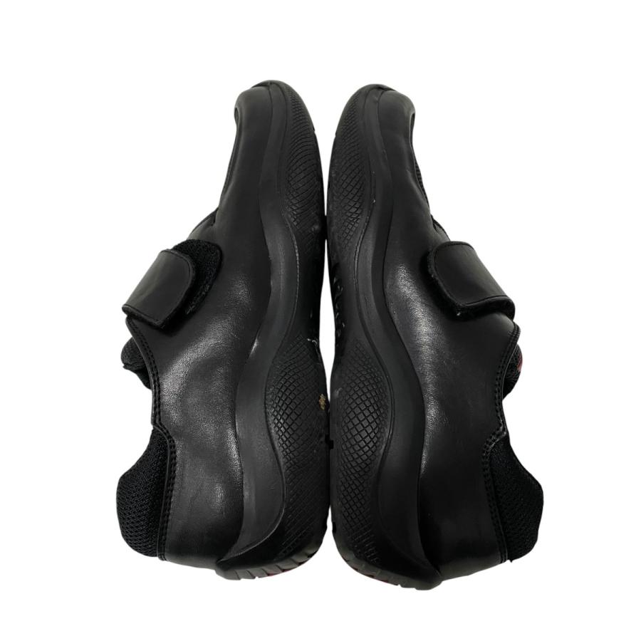 PRADA プラダ スニーカー 7 1/2(27.5cm位) 黒 【古着】【中古】 PRADA（プラダ） スニーカー ブラック サイズ：7 1/2 : カインドオル