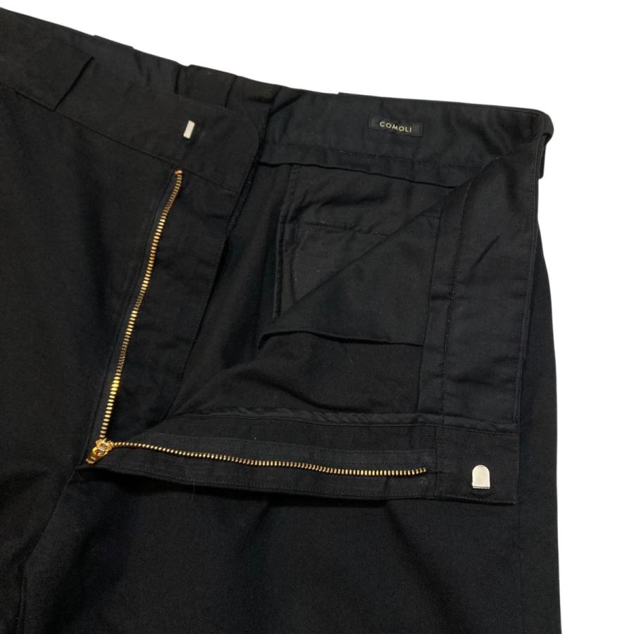 COMOLI（コモリ） ポストワークツイルパンツ D01-03003 ブラック