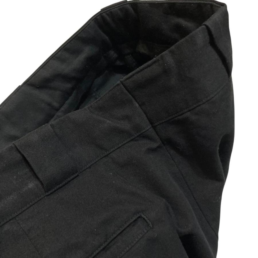 COMOLI（コモリ） ポストワークツイルパンツ D01-03003 ブラック