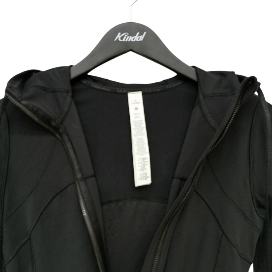 ルルレモン LULULEMON Difine ジップパーカー ブラック サイズ：4