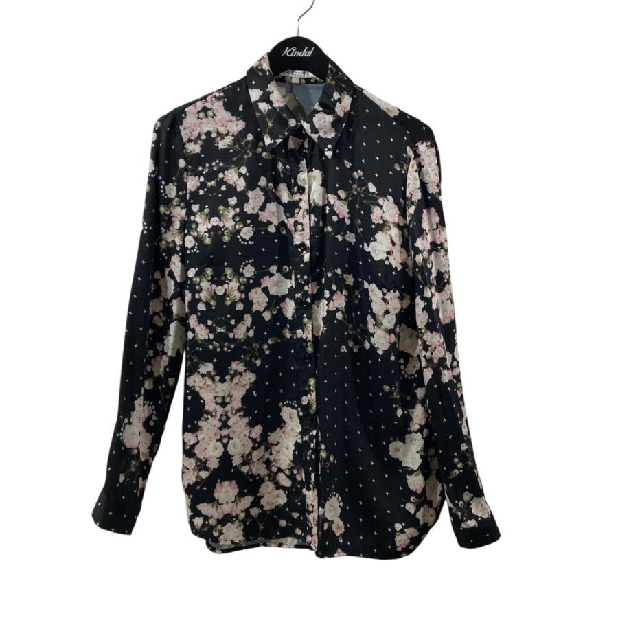 GIVENCHY（ジバンシィ） 花 長袖シャツ 141 7701 470 ブラック×ピンク 