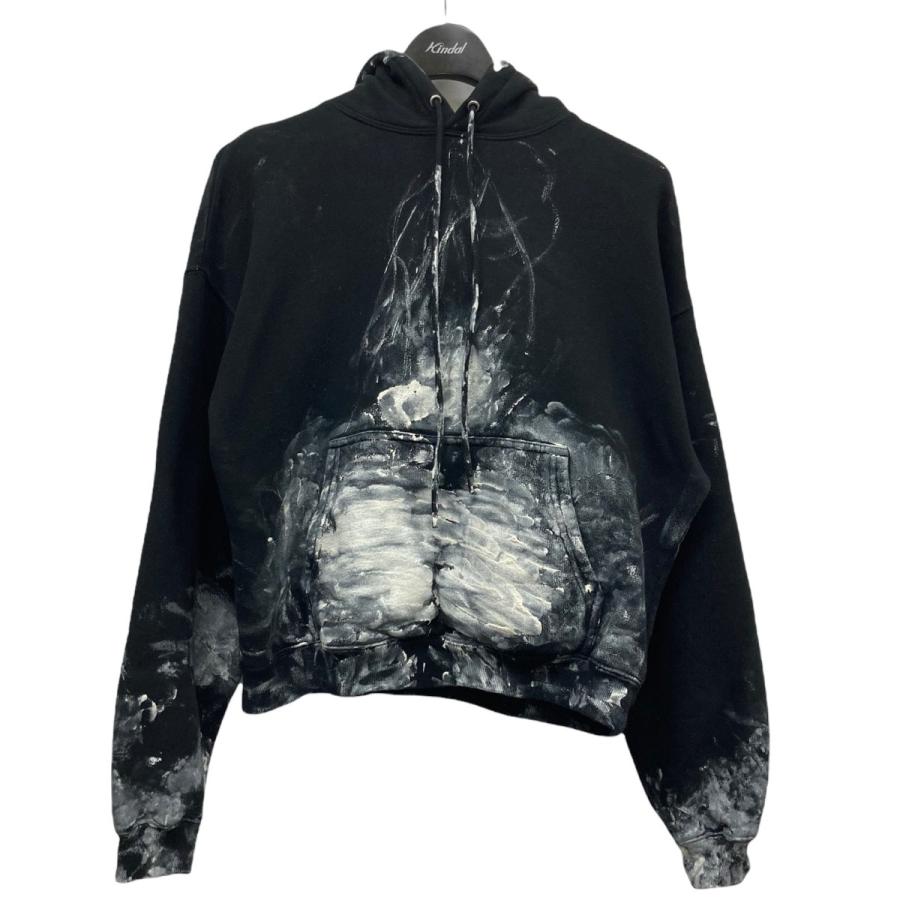 値下げ Balenciaga 21aw Painter Fitted メンズファッション Hoodie ペイントパーカー 中目黒店 サイズ Xs