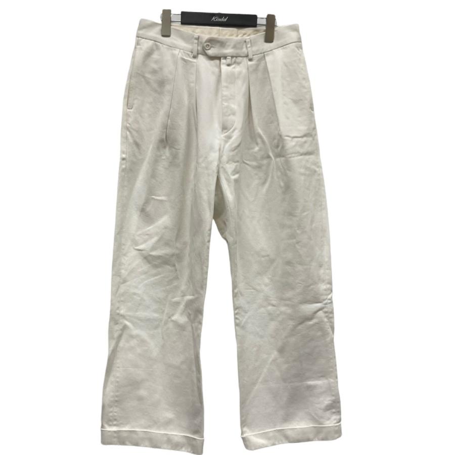 値下げ Neat 2タックパンツ ホワイト サイズ 46 中目黒店 ブランド古着カインドオル 通販 Yahoo ショッピング