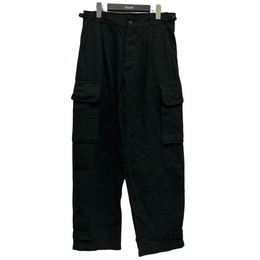 COMOLI 22SS ブラック6ポケットパンツ ブラック サイズ：1 (中 