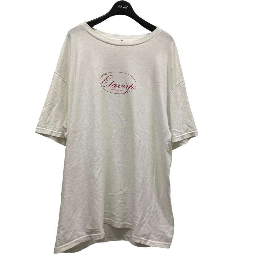 エタヴァープ etavirp． ロゴプリントTシャツ ホワイト サイズ：XL
