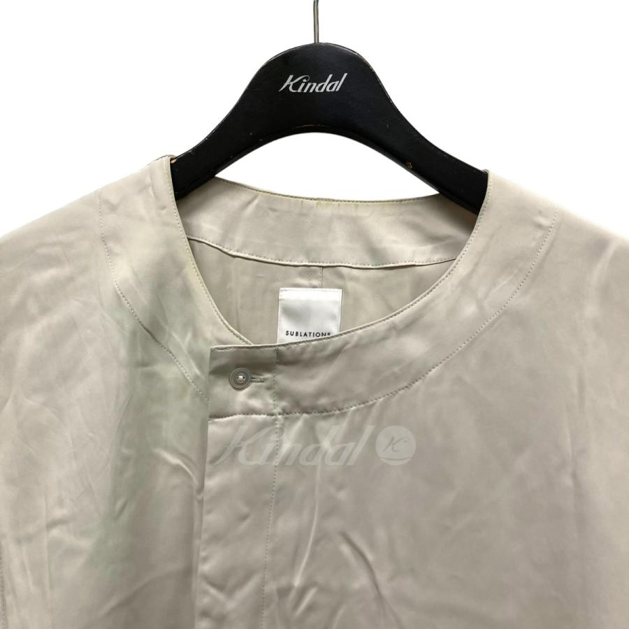 値下げ】SUBLATIONS 「FIBRIL SATIN CUPRO FARMERS VEST」 ベスト 