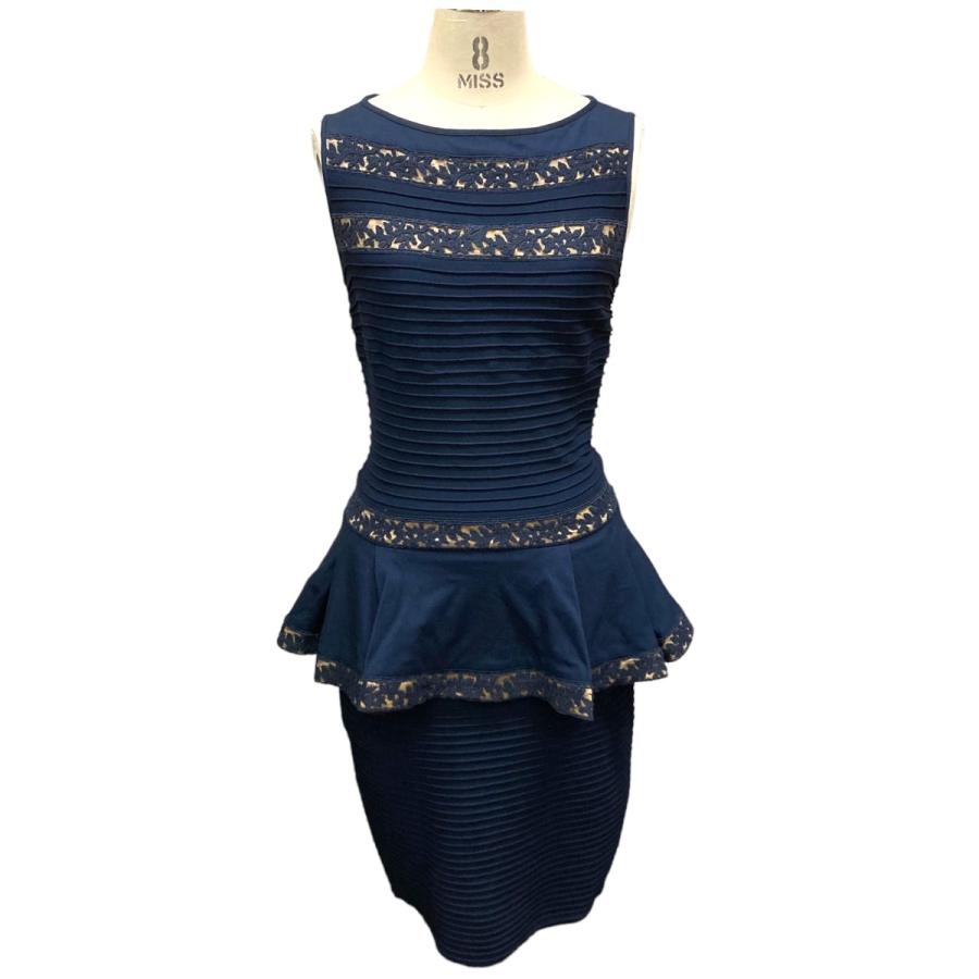 タダシ ショージ TADASHI SHOJI ワンピース ネイビー サイズ：XS  