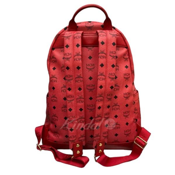 MCM リュック 赤 ヴィセトス Lサイズ MCM リュック 赤 ヴィセトス Lサイズ